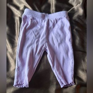 0/3 months purple girls leggings